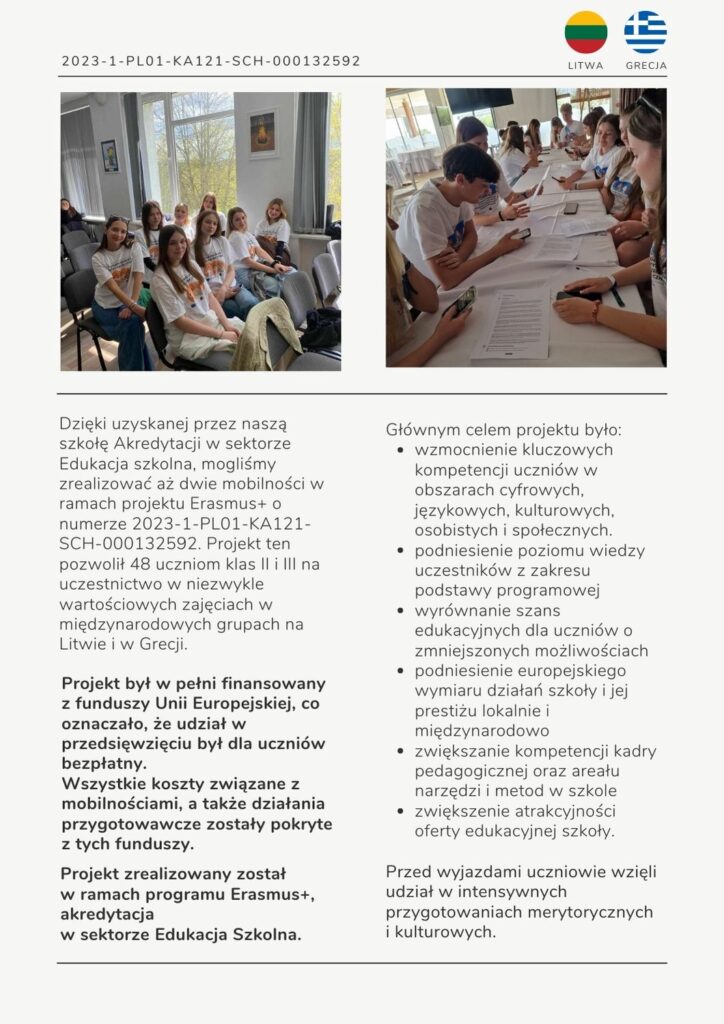 broszura projektowa_ Litwa i Grecja 2023-1-PL01-KA121-SCH-000132592-2